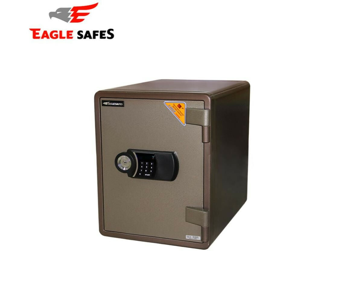 Safe Box | Electronic key | Fire Resist | 520x410x480mm | 57Kg | Brown