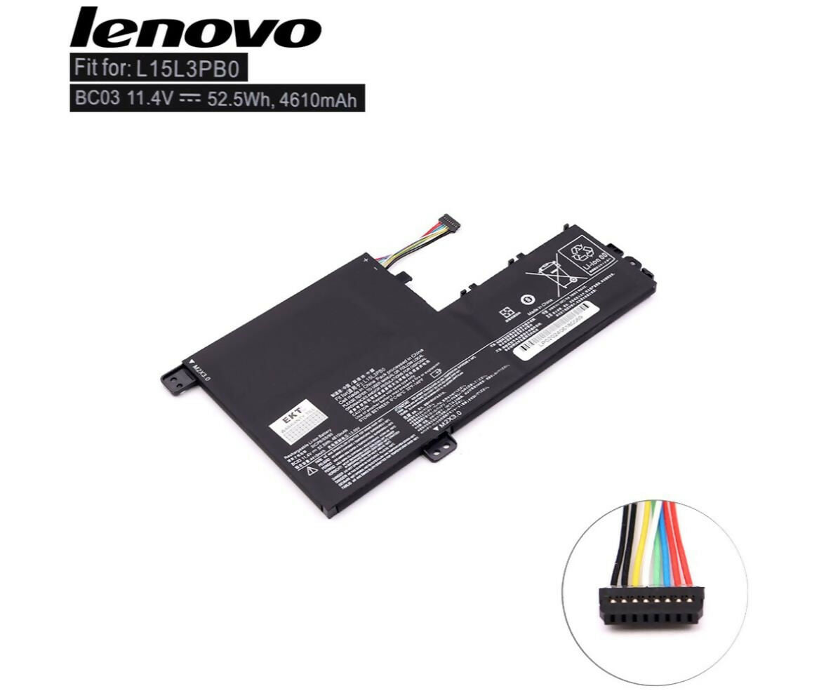 Laptop Battery | 11.55V 3.896Ah | Compatible With Lenovo L15C3PB1
