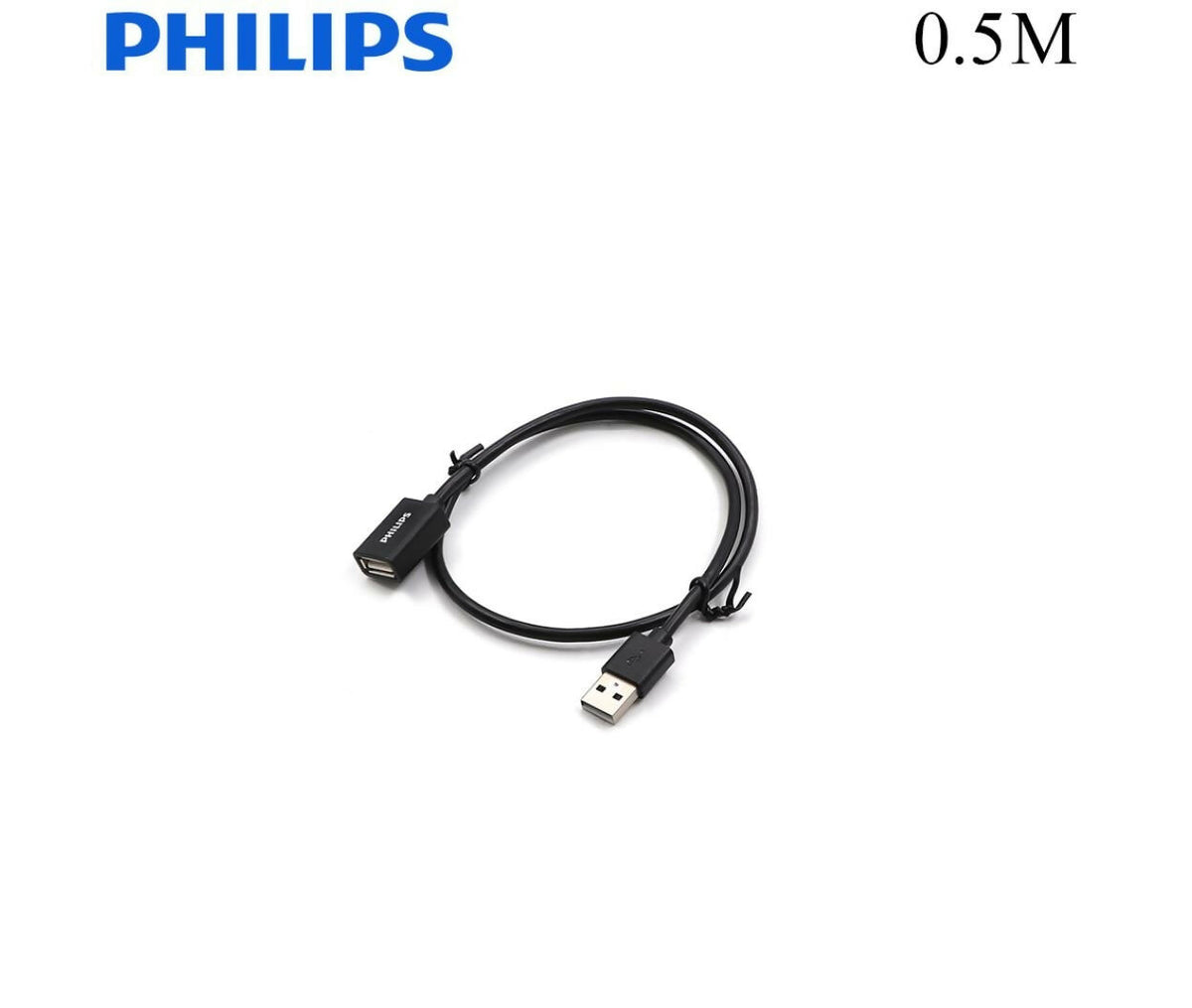 Data Cable | USB 2.0 | A Male - A Female | 0.5M | Philips
