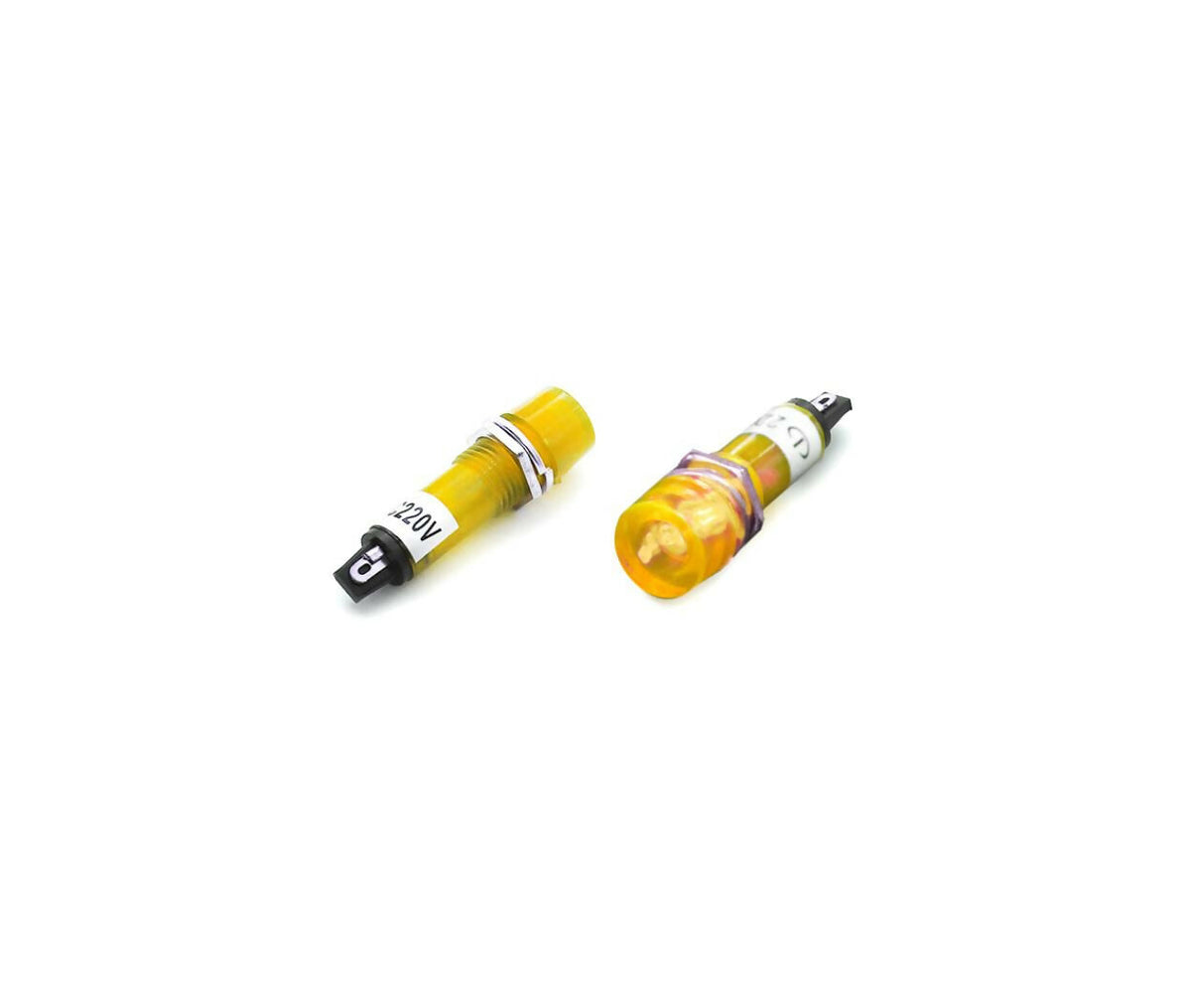 LED Indicator | 220V | 10mm | Yellow | Screw