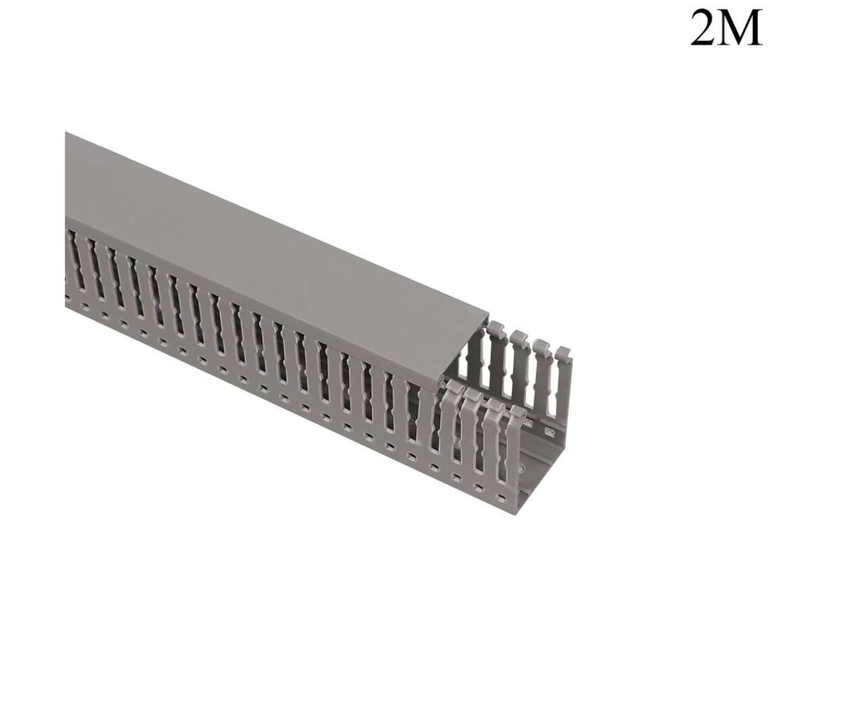 Cable Trunk | Slotted | 40x60mm | 2M | Gray