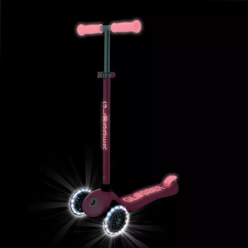 Globber Primo Glow Scooter-Pink