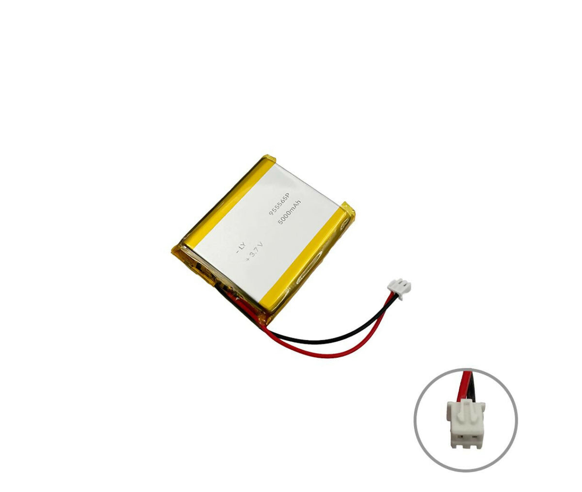 Lithium-Polymer Battery | LIPO | 65x55x9.5mm | 3.7V 5.0Ah
