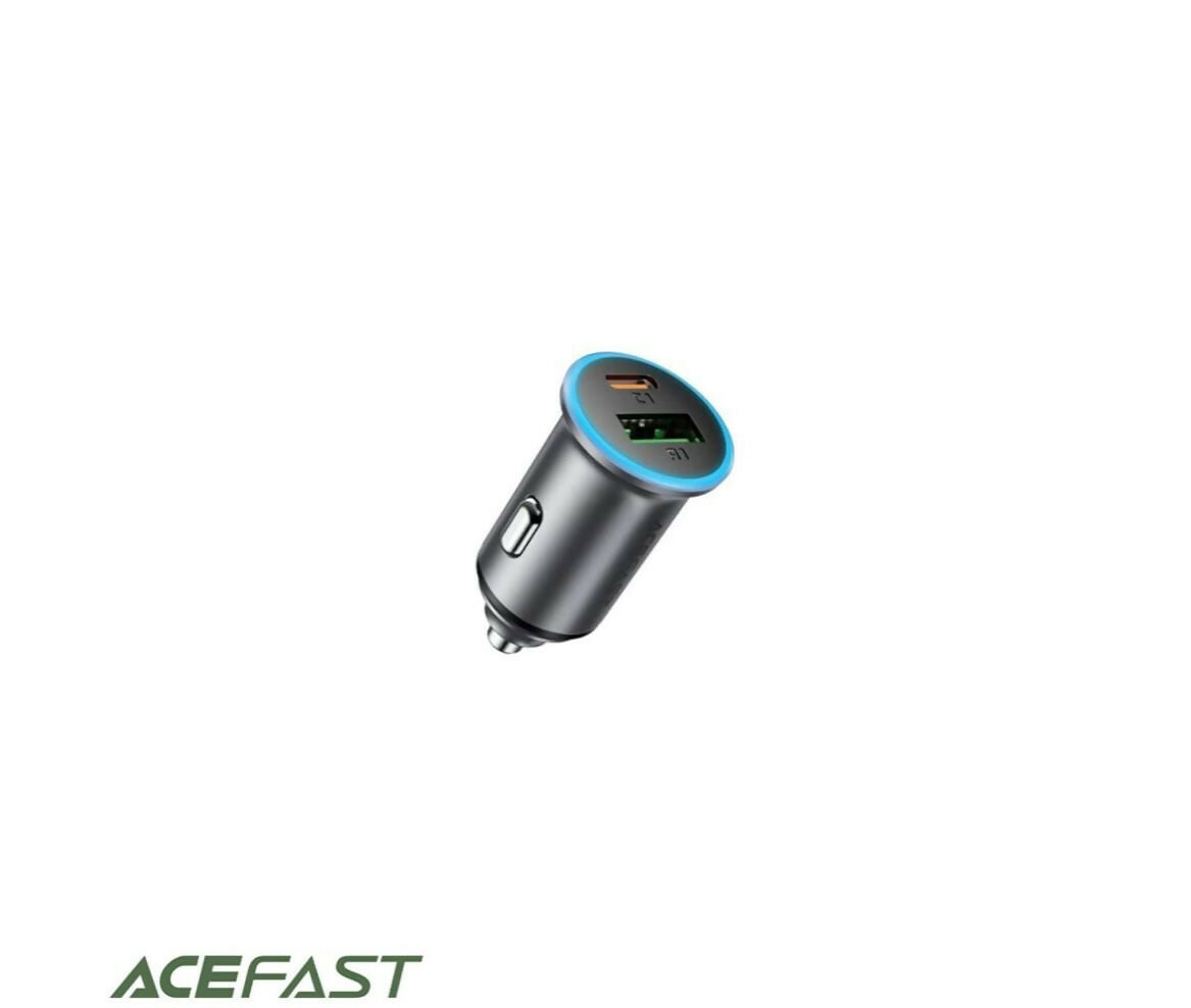 Fast Charge Car Charger B15 65W (1xUSB-C + 1xUSB-A)