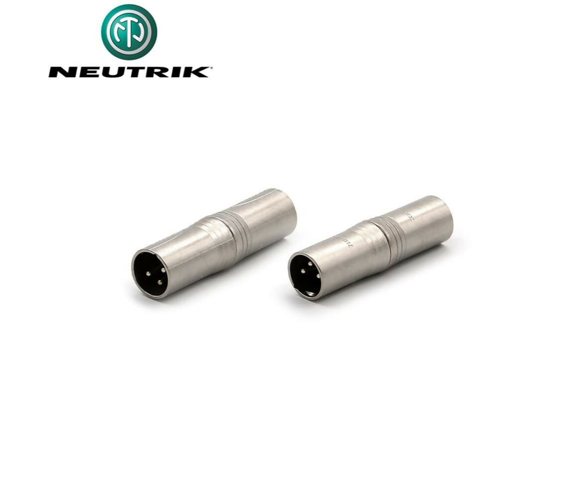 Audio Adapter | XLR 3-Pin | Male - Male | Neutrik