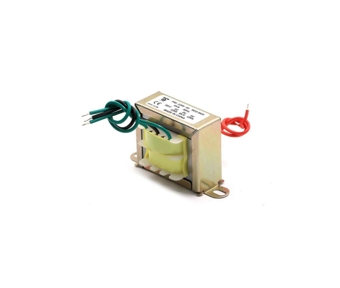 Transformer AC | 220V - 2x 6V | 6VA