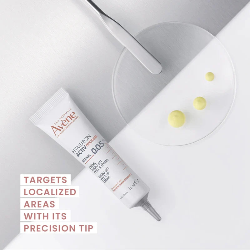 Avene Hyaluron Activ Procedure Retinal 0.05% Eye & Lip Micro Lift Cream 15ml