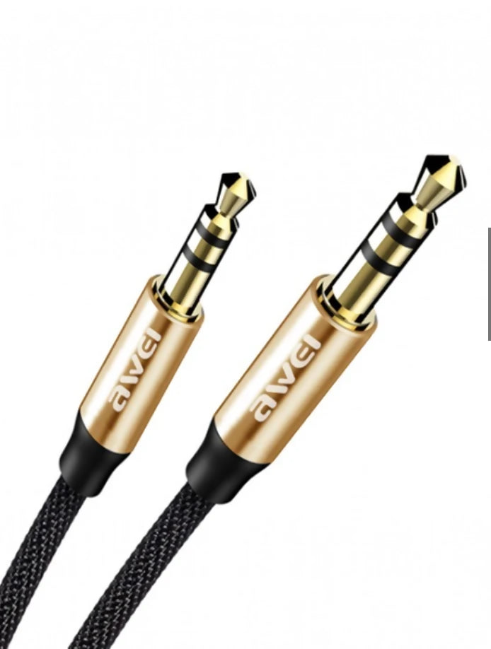 Awei Audio Cable 1M 3.0Mm Black