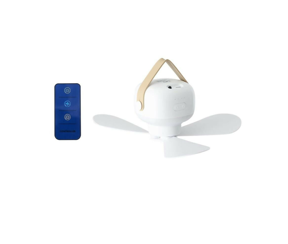 USB Gadget | Fan Portable | Rechargeable | LED Warm White