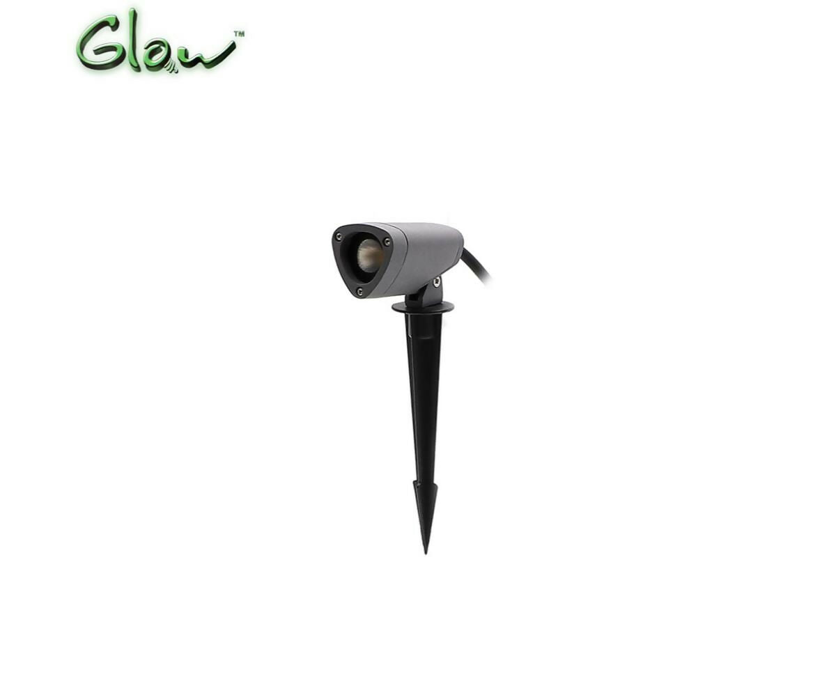 Exterior LED Light | Spike | 220V AC | 6W | Warm White | Rotatable | Browun | Glow