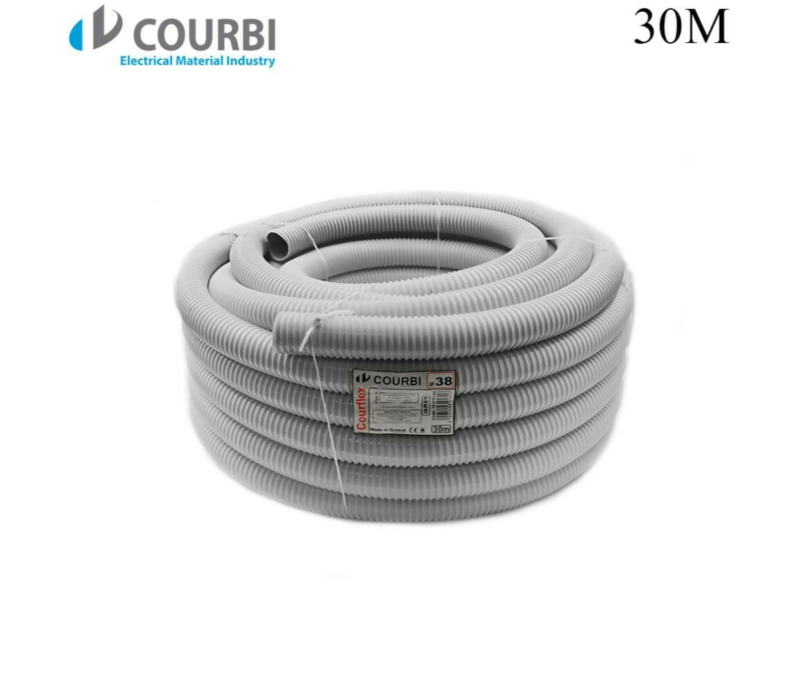 Cable Organizer | Flexible Spiral Tube | 38mm | 30M | Gray | Courbi