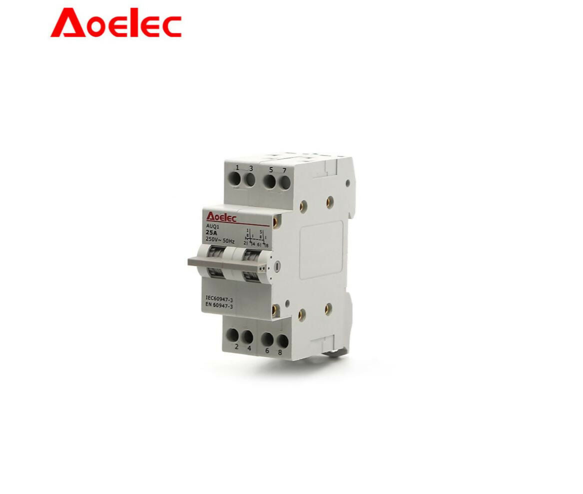 Breaker | Changeover Switch | 3 Position | 2-Pole | 25A | OELEC