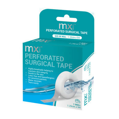 Mx Health Pe Surgical Tape 1.25Cm X 5M