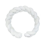 Trois Kilos Sept Wooly Decorative Braid – White