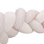Trois Kilos Sept: Decorative Braided Bumper – Vichy (200 cm)