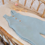 Trois Kilos Sept Sage Green Knit Overalls – 1/3 Months