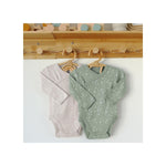 Trois Kilos Sept: Set of 2 Long-Sleeve Bodysuits (3 Months)