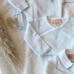Sophie la Girafe Long-Sleeve Bodysuit – Blue (1 Month)
