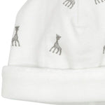 Sophie la Girafe® Newborn Hat – White/Grey