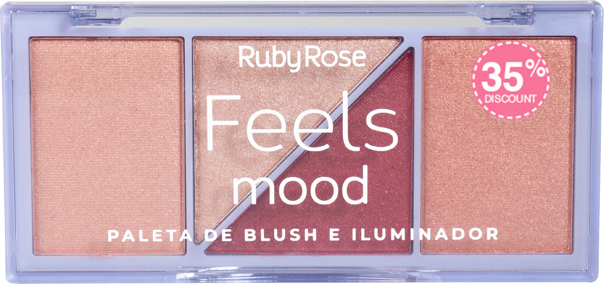 Feels Mood Blush Illuminator Palette