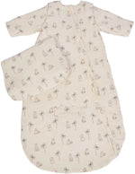 CANDIDE 90cm Travel Blanket Sleep Sack – White Tiger Print