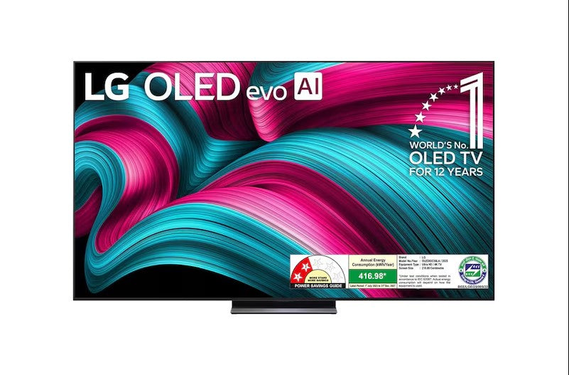 LG 65 Inch Oled Evo Ai C5 4K 144Hz Smart Tv Ai Magic Remote Webos25 2025