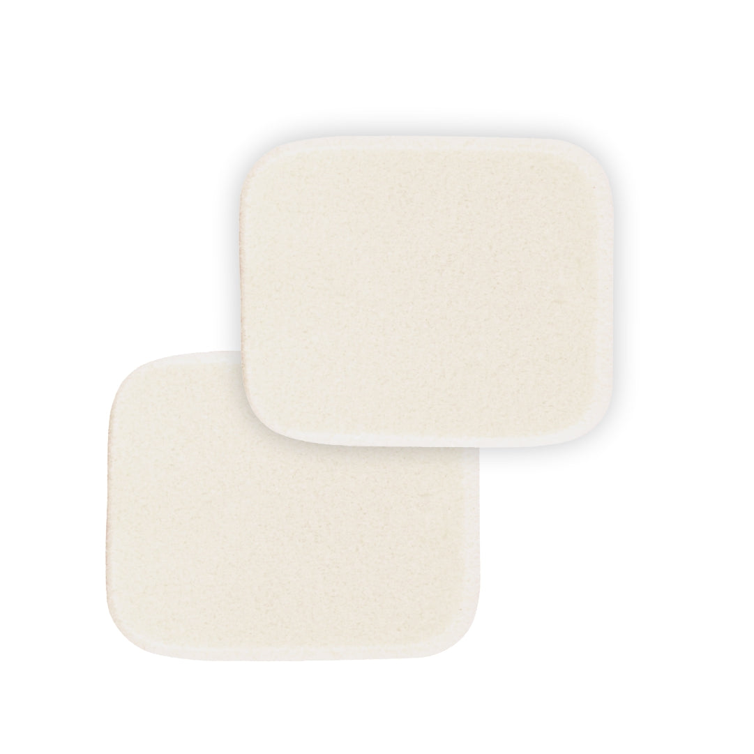 Powder Sponge White 2 Pcs