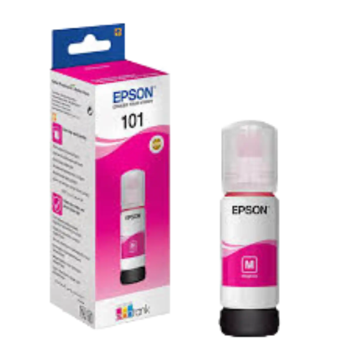 Epson (C13T03V34A) Genuine 101 EcoTank Magenta Ink Bottle - 70ml
