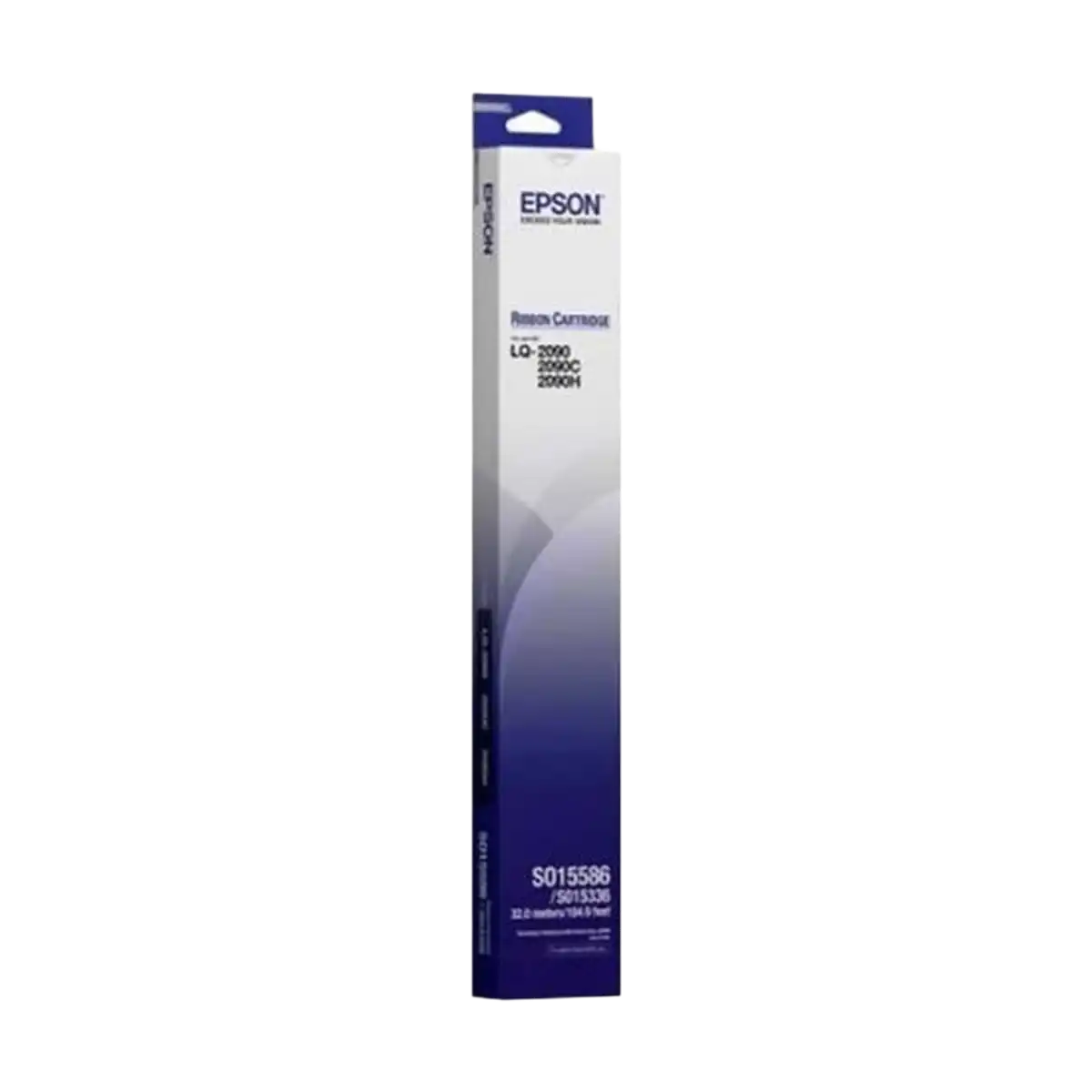 Epson (C13S015336) Genuine Black Ink Ribbon for LQ-2090 Dot Matrix Printer - 32m