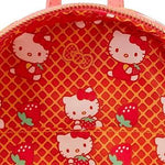 Loungefly Hello Kitty Breakfast Waffle Leather Backpack