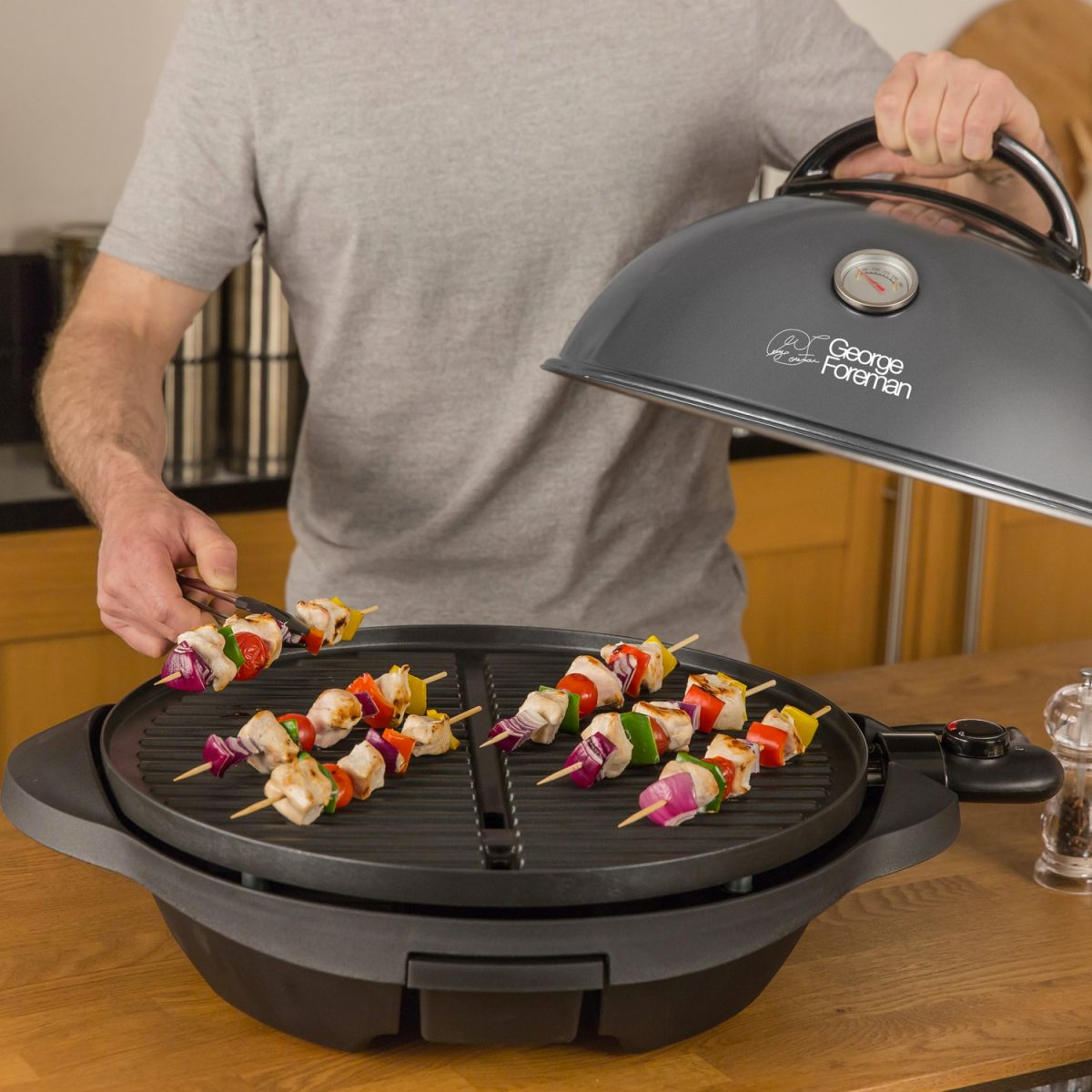 Russell Hobbs George Foreman Indoor &amp; Outdoor Grill.( Removable Stand )