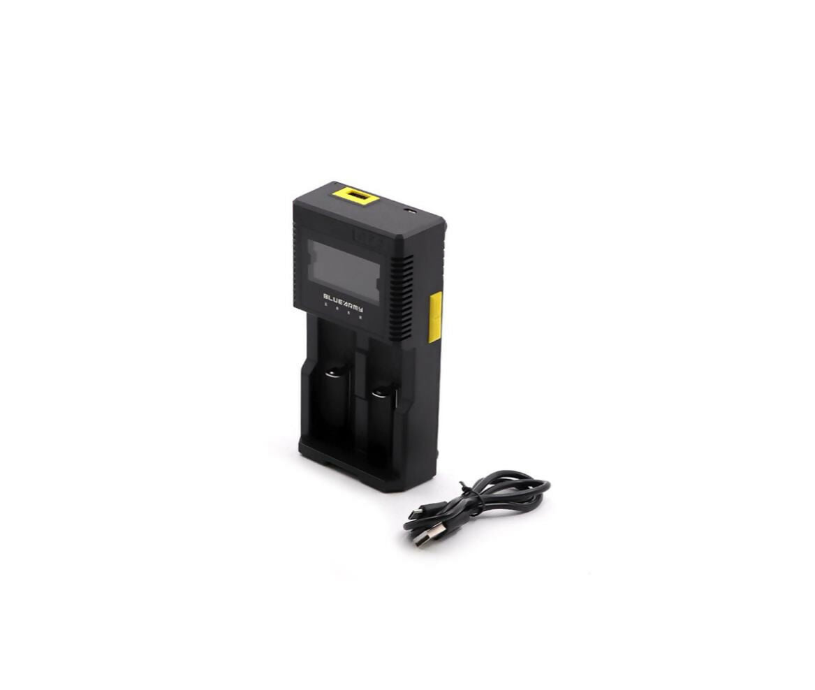 Battery Charger | Lithium-ion | Portable | 2-Slot | 4.2V 0.5A | Analyzer