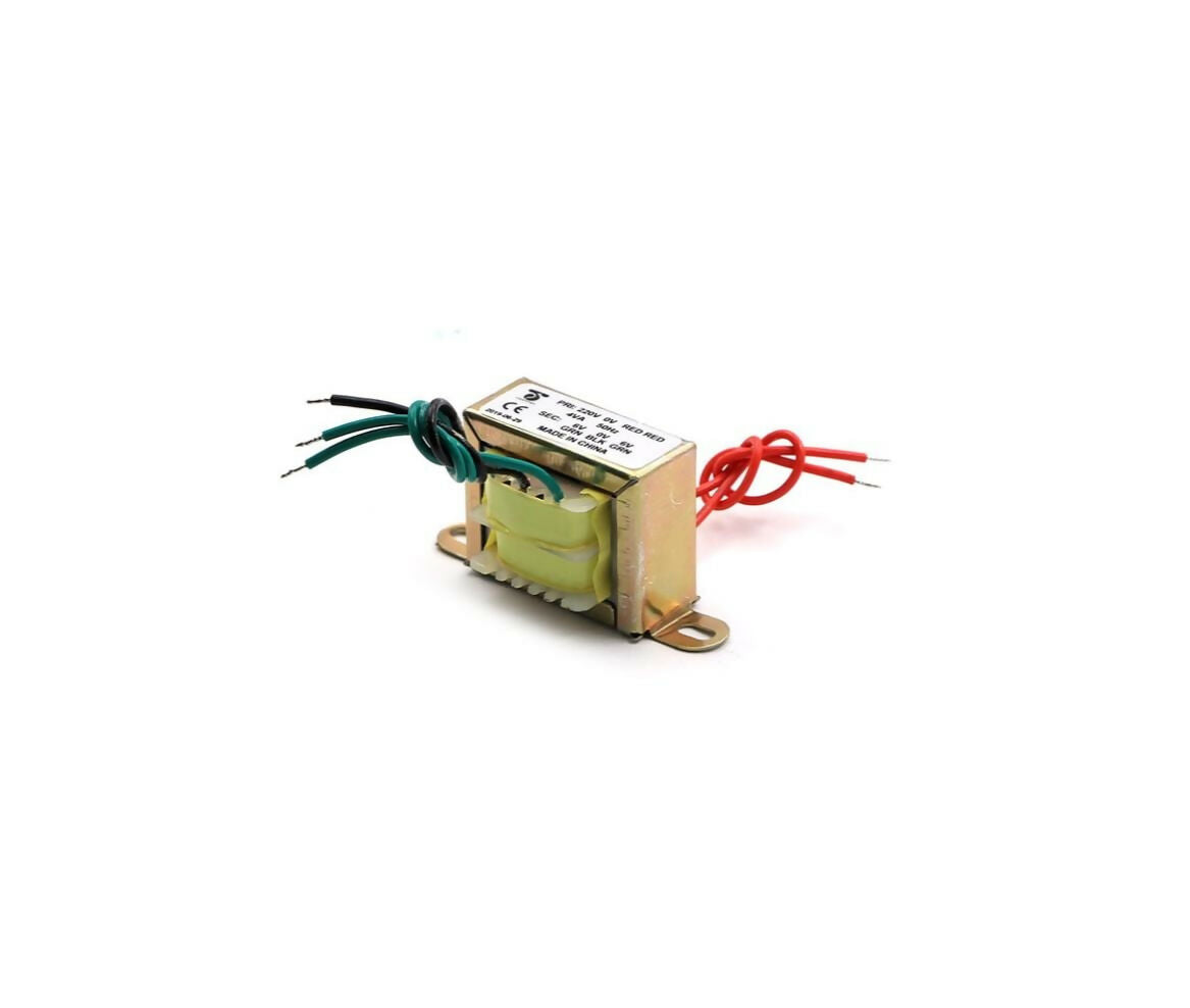 Transformer AC | 220V - 2x 6V | 4VA