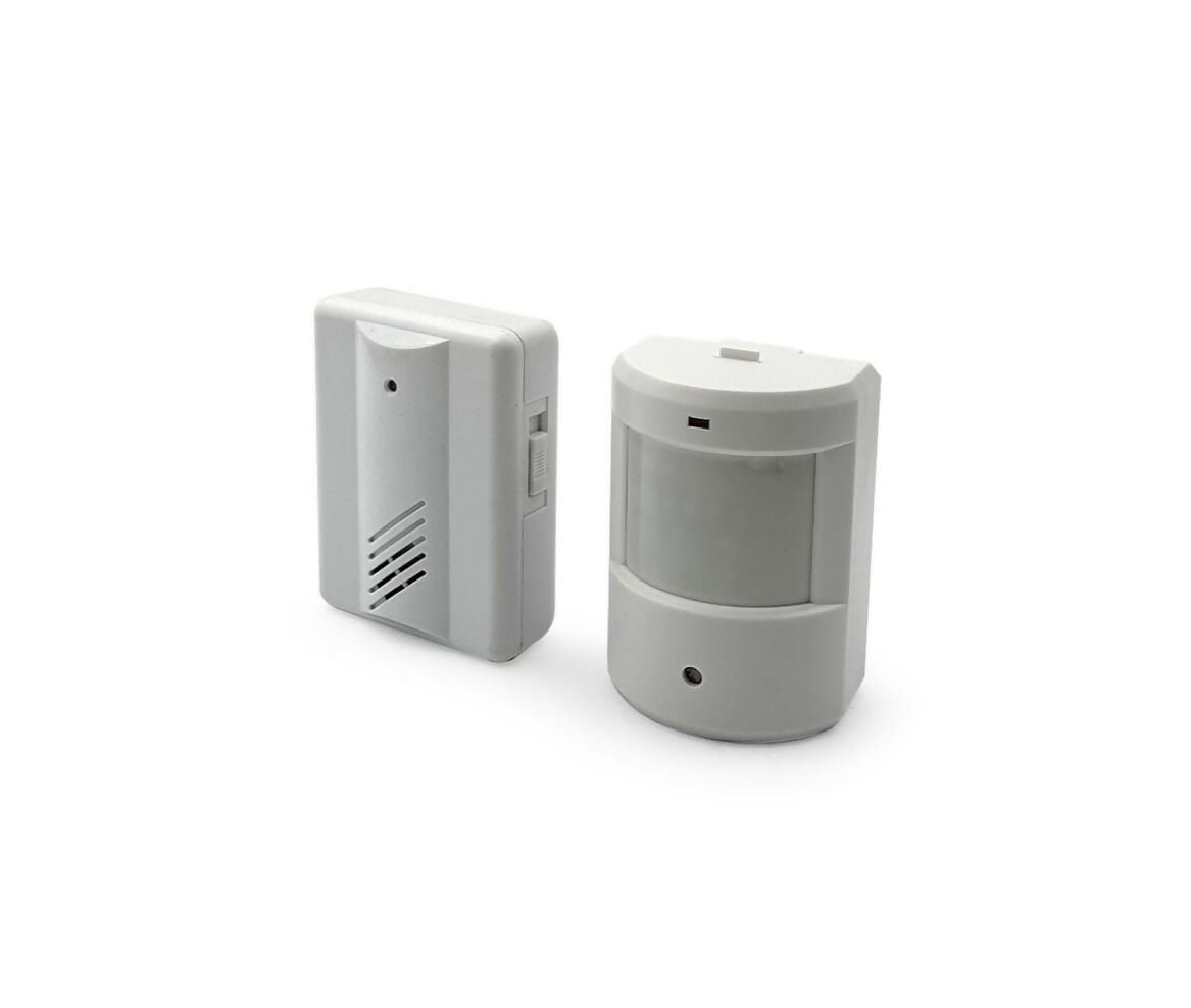 Motion Sensor & Alarm | Visitor Chime | PIR + Rec | Wireless