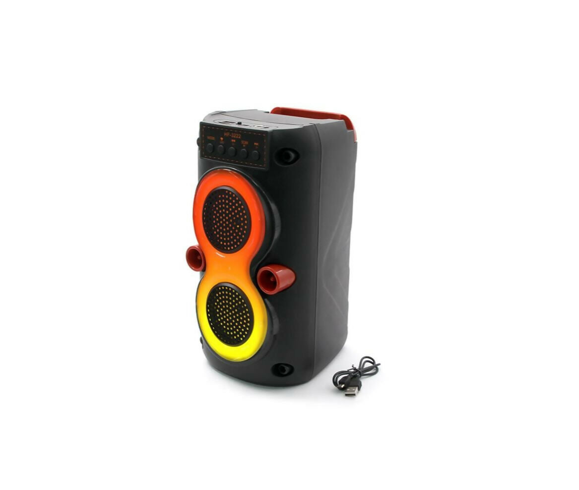 Portable Speaker | Amplifier | 2x3" | USB & Bluetooth & Radio | 2x 5W | HF-3222