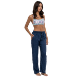 kali linen navy pants