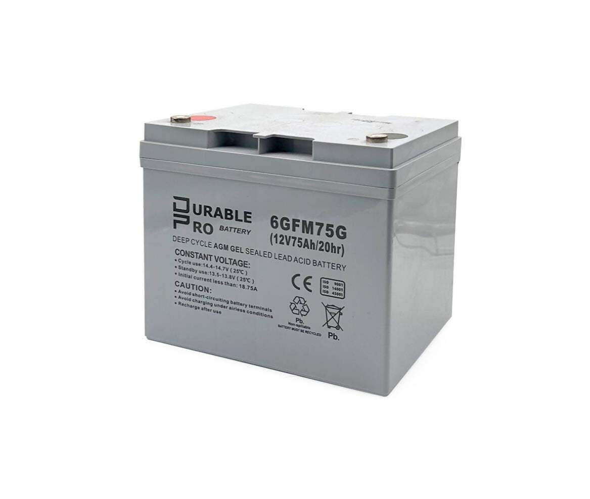 Acid Battery | 12V 75Ah | Durable Pro