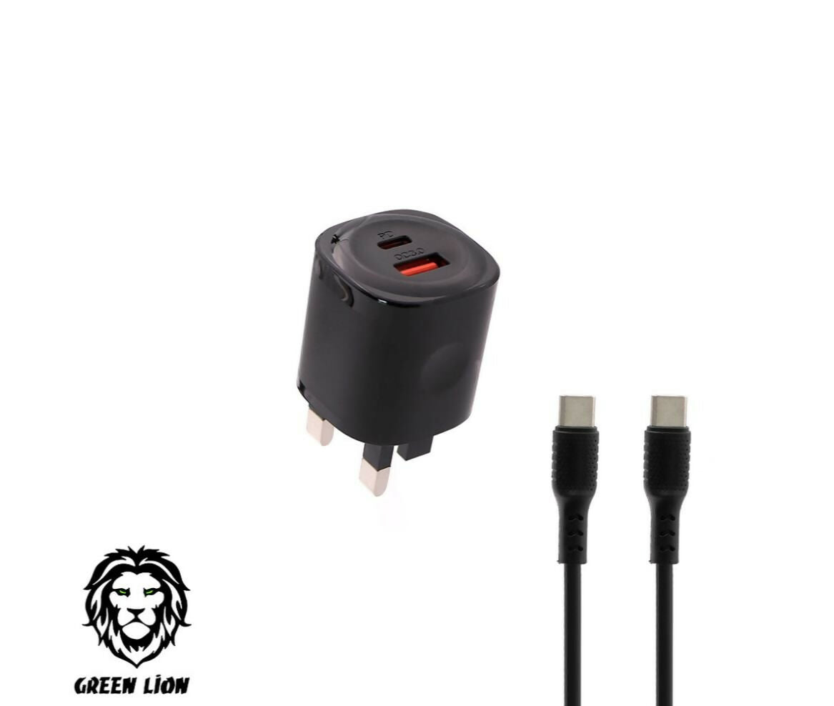 Mobile Charger | 20W | UK | Green Lion