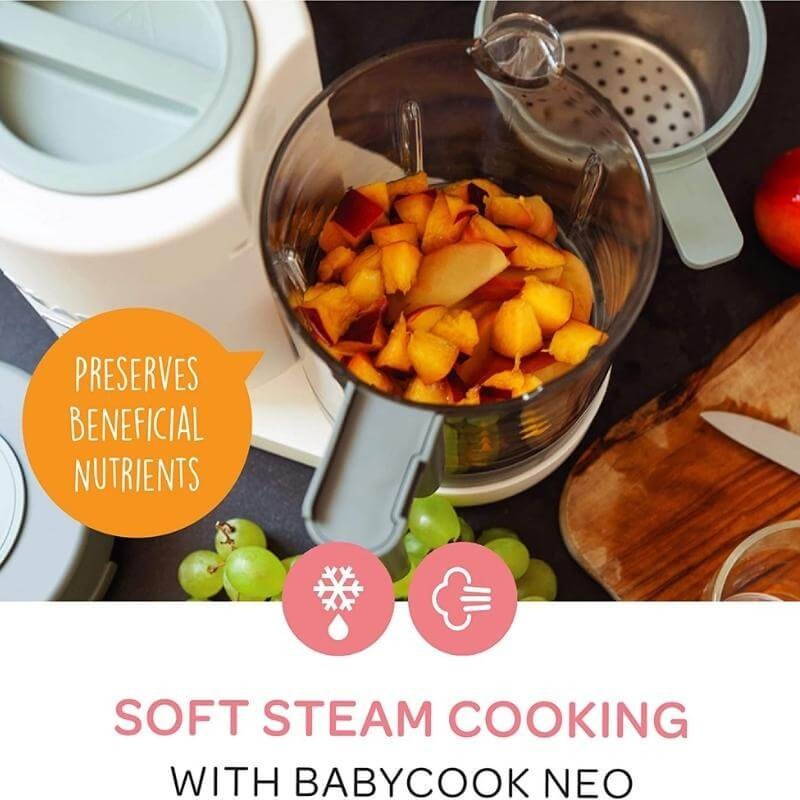 Beaba 4 in 1 Babycook NEO Grey&White