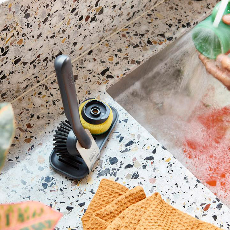 Joseph Joseph SinkTech™ Washing Up Brush & Sponge Set with Steel Stand