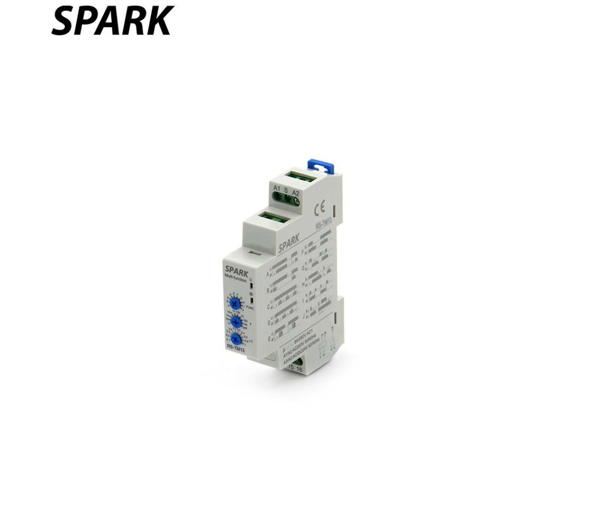 Timer Switch On | Multi-Function | Manual Din Rail | 24V AC & DC 220V AC | Spark
