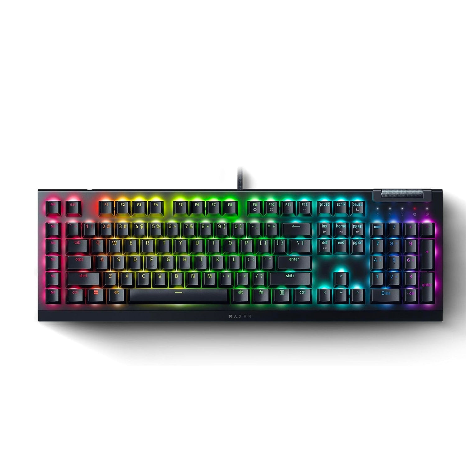 Razer BlackWidow V4 X - Mechanical Gaming Keyboard: Green Switches Tactile & Clicky