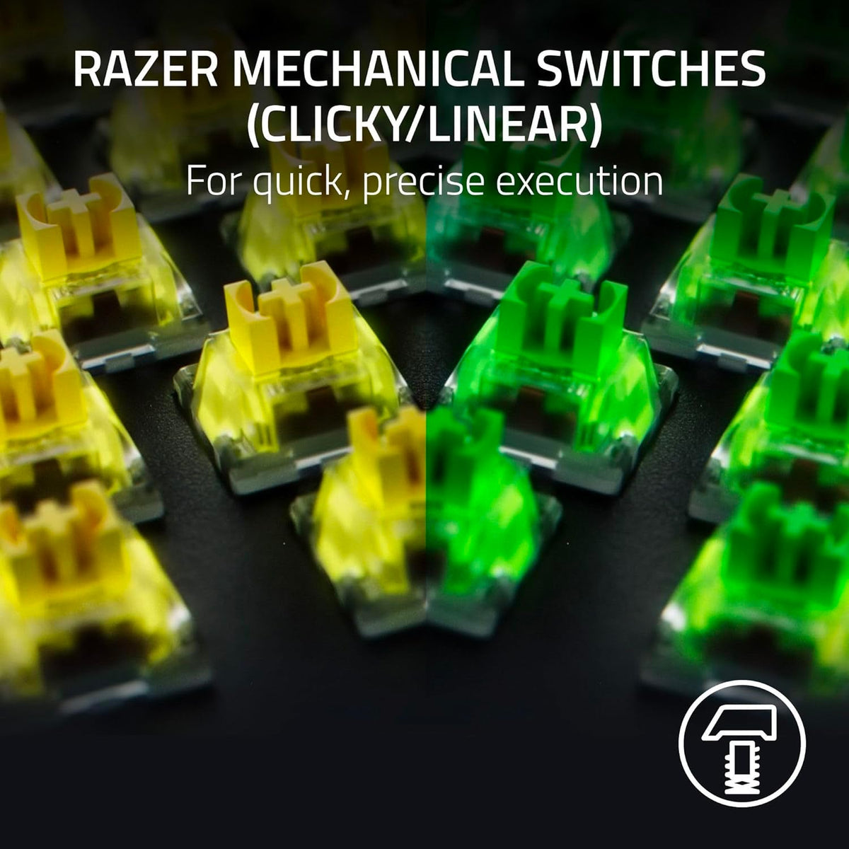 Razer BlackWidow V4 -Green Mechanical Switches