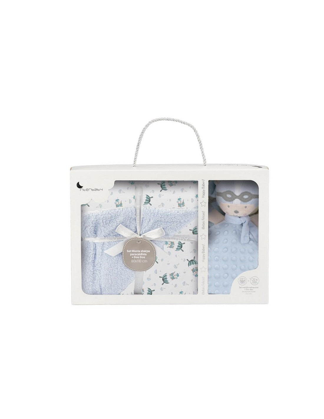 Interbaby Paracaidista Blanket with Doudou