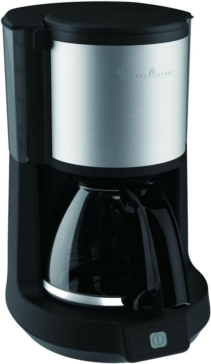 Moulinex Filter Coffee Maker Subito Black/Silver 10-15 Cups