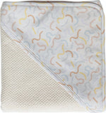 Luma Hooded Bath Cape Half Moon – Multi Lines
