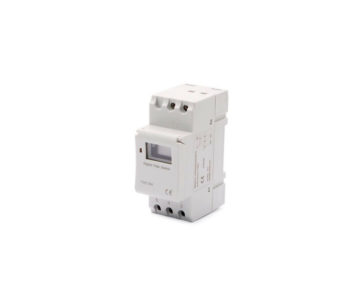 Timer Switch On Off | Weekly | Digital Din Rail | 12V DC
