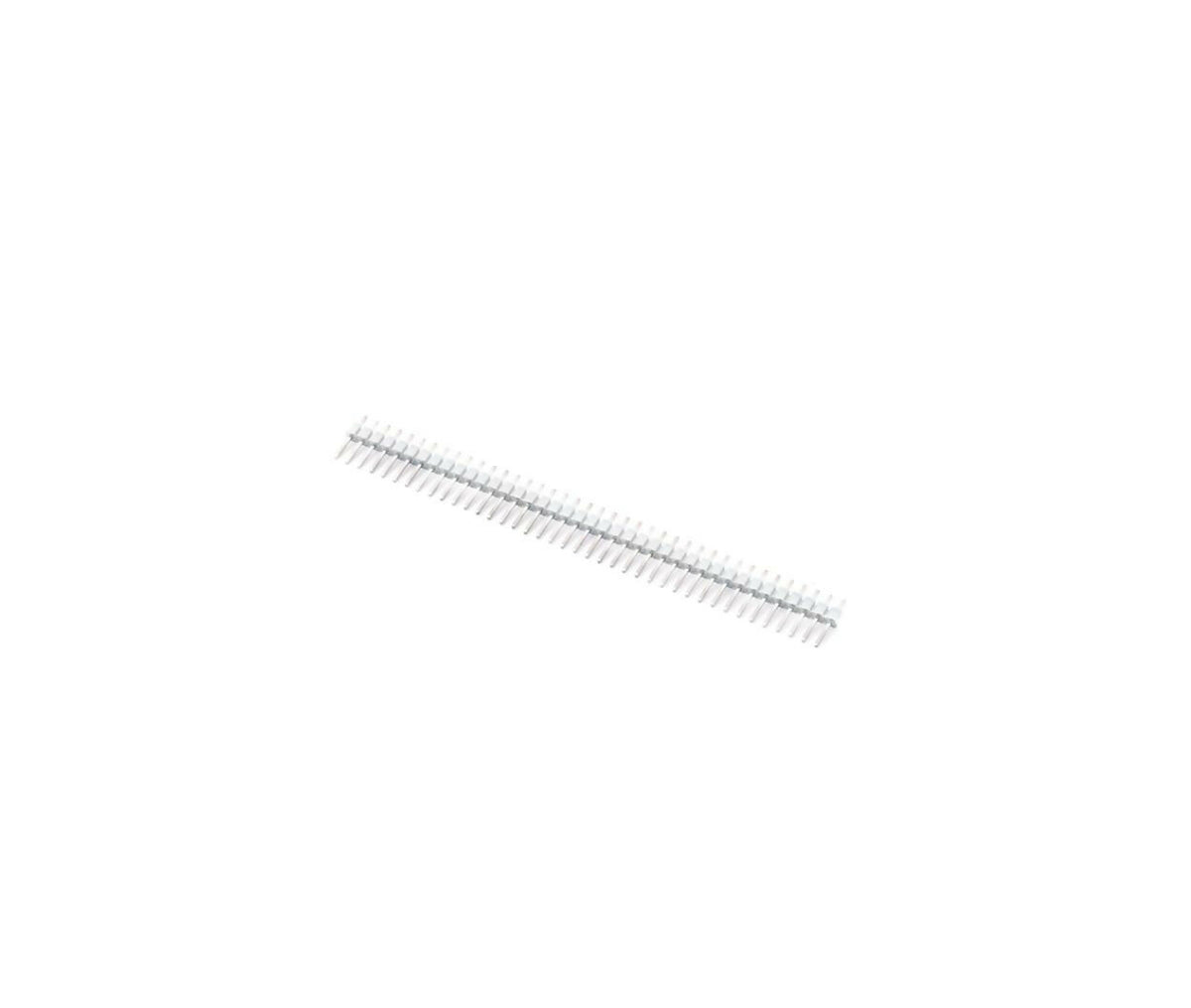 Connector | Straight Male Pin Header | 40x1 | 11x2.54mm | White