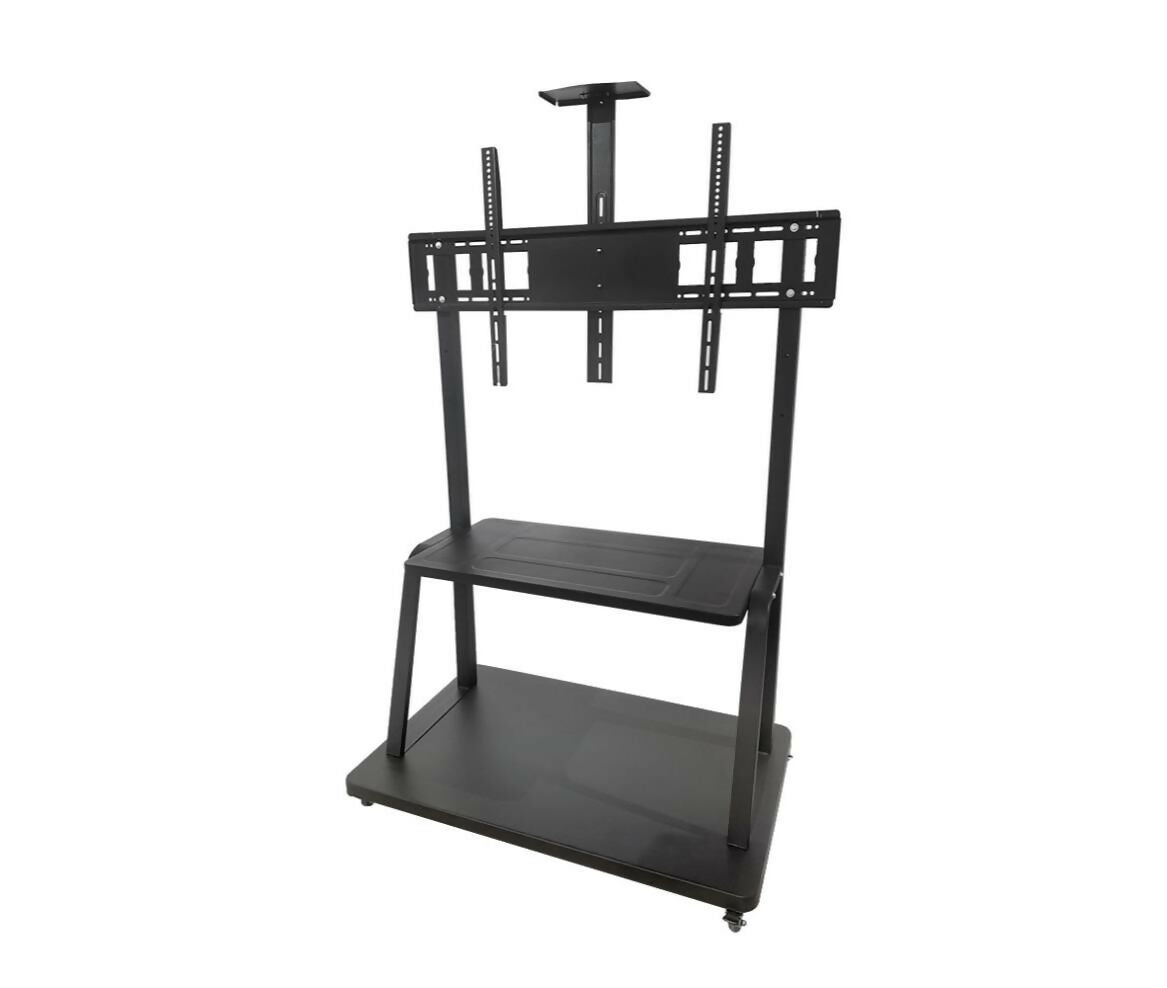 Bracket LCD | Floor Stand+Metal shelf | 60"~120" | 125Kg