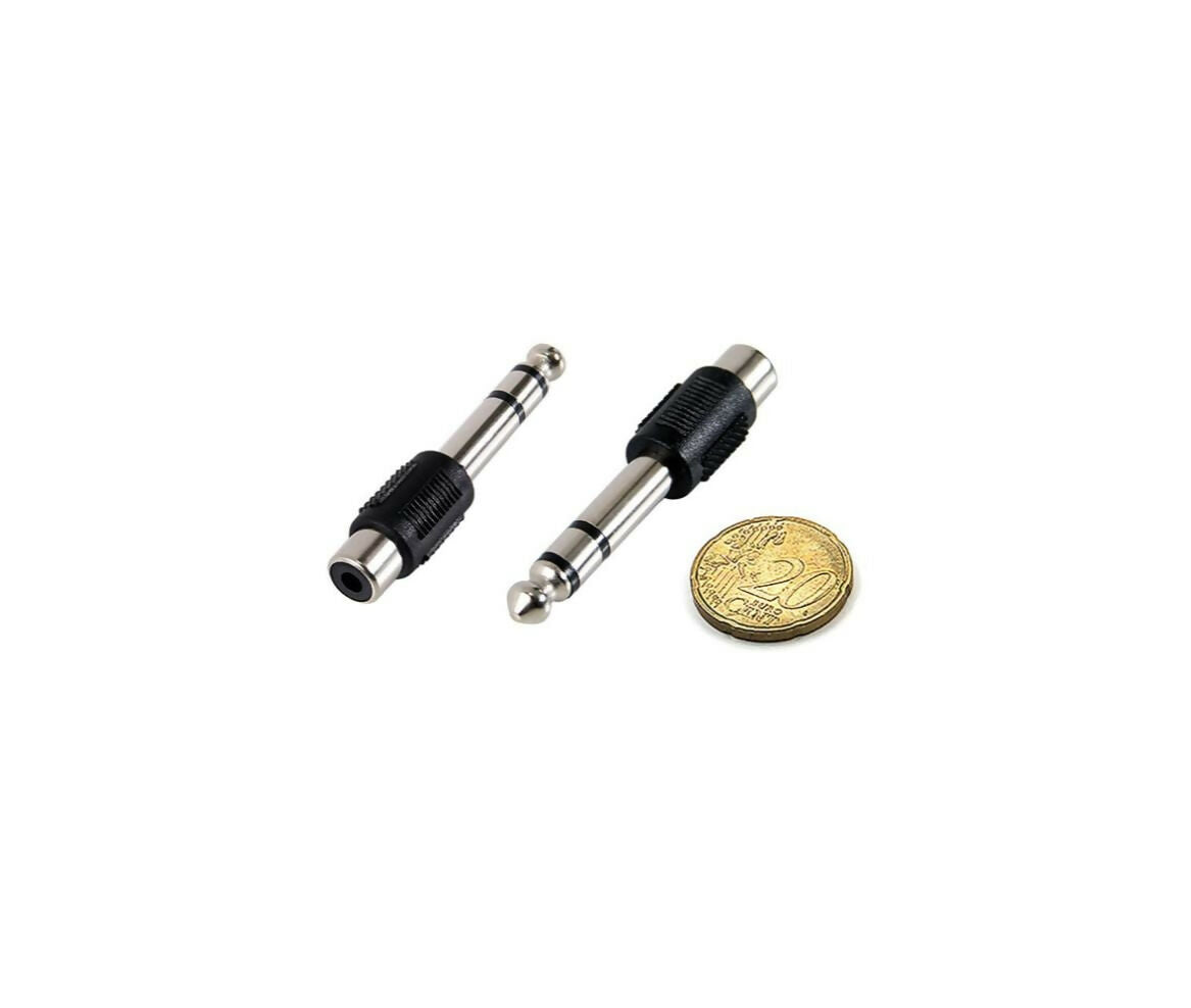 Audio Adapter | Jack Stereo | Male 6.3mm - RCA Female